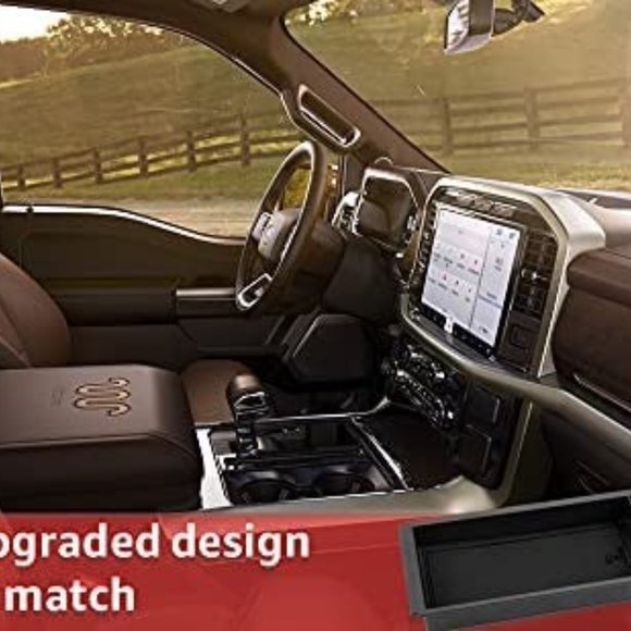 Center Console Organizer Fits for 2021 2022 Ford F150 Console Tray - Picture 9 of 9